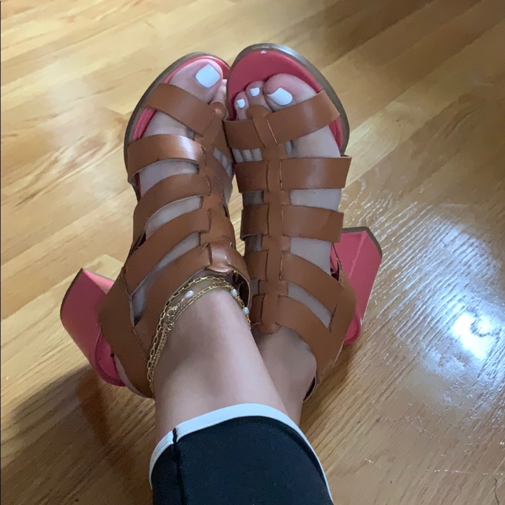 Double strap sandals